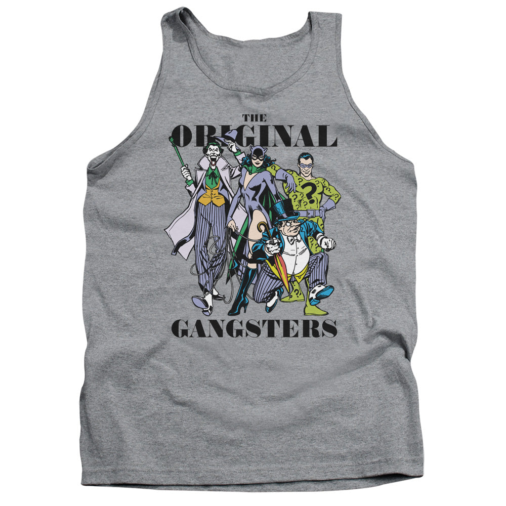 DC Comics Original Gangsters Mens Tank Top Shirt Athletic Heather Officially Licensed