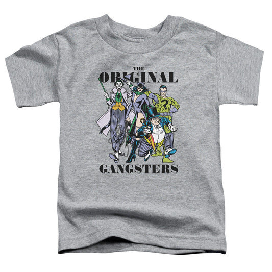DC Comics Original Gangsters Toddler Kids Youth T Shirt Athletic Heather Officially Licensed