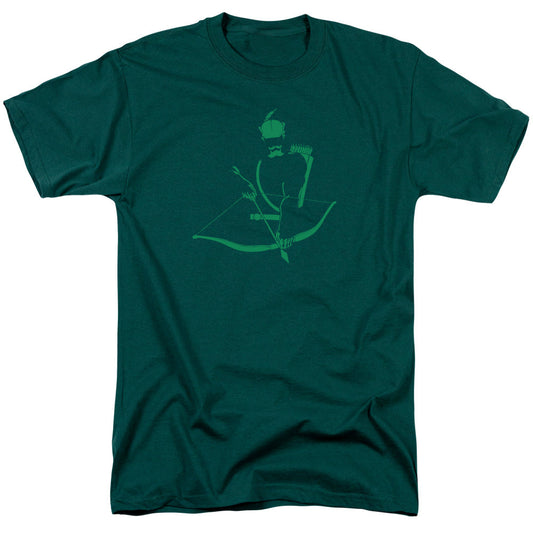 DC Comics Green Arrow Min Mens T Shirt Hunter Green Officially Licensed