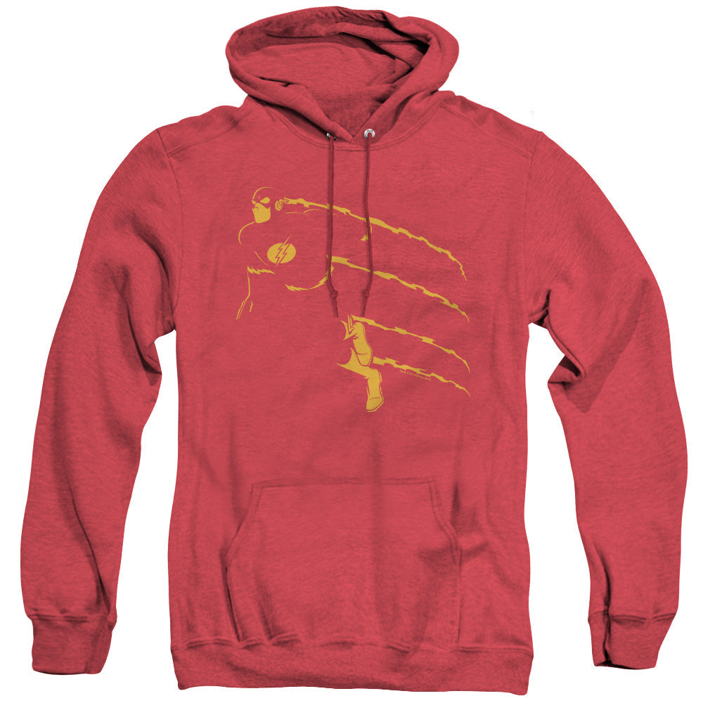 Dc Flash Flash Min Mens Heather Hoodie Red Officially Licensed