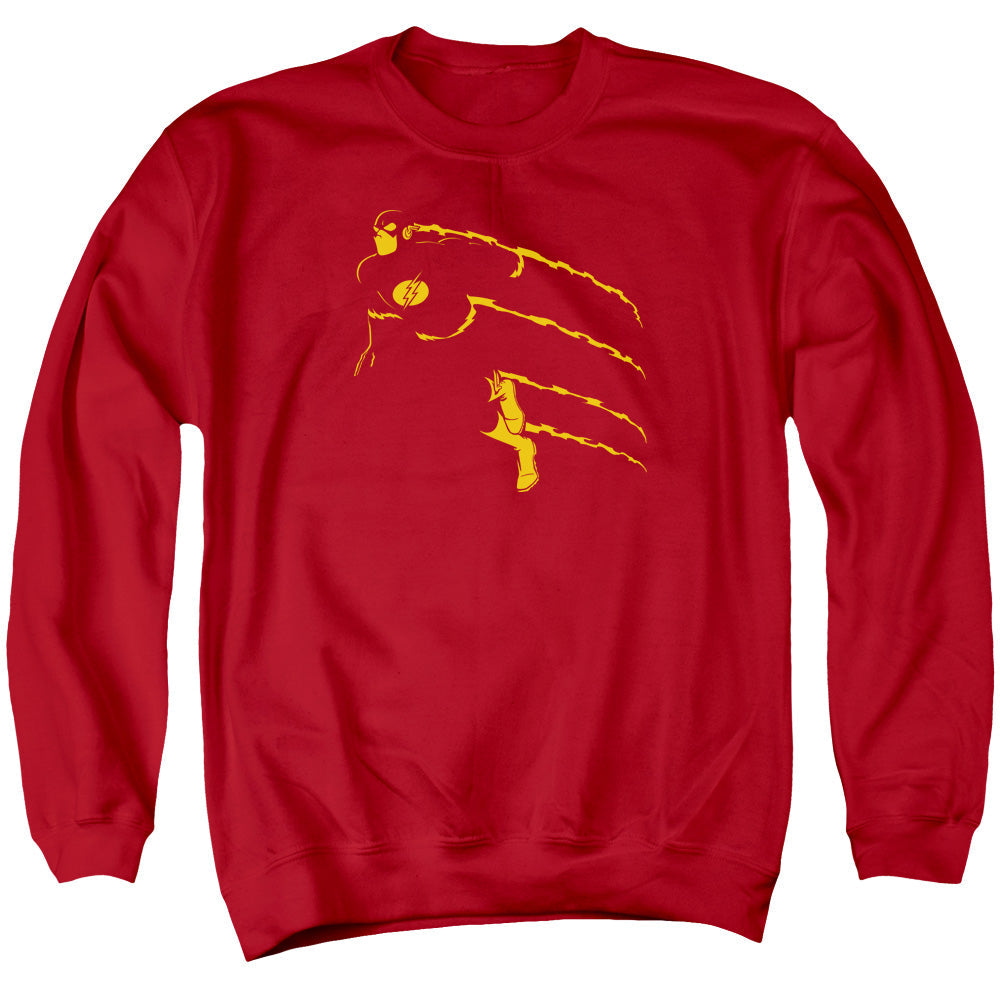 Dc Flash Flash Min Mens Crewneck Sweatshirt Red Officially Licensed