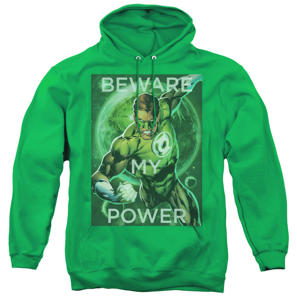 DC Comics Power Mens Hoodie Kelly Green Officially Licensed