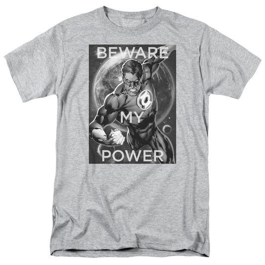 DC Comics Power Mens T Shirt Athletic Heather Officially Licensed