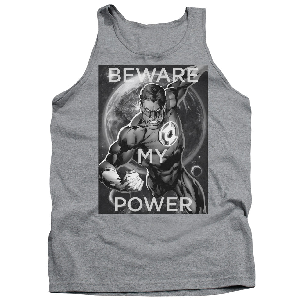 Dc Power Mens Tank Top Shirt Athletic Heather Officially Licensed