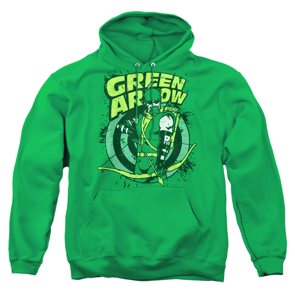 Dc On Target Mens Hoodie Kelly Green Officially Licensed