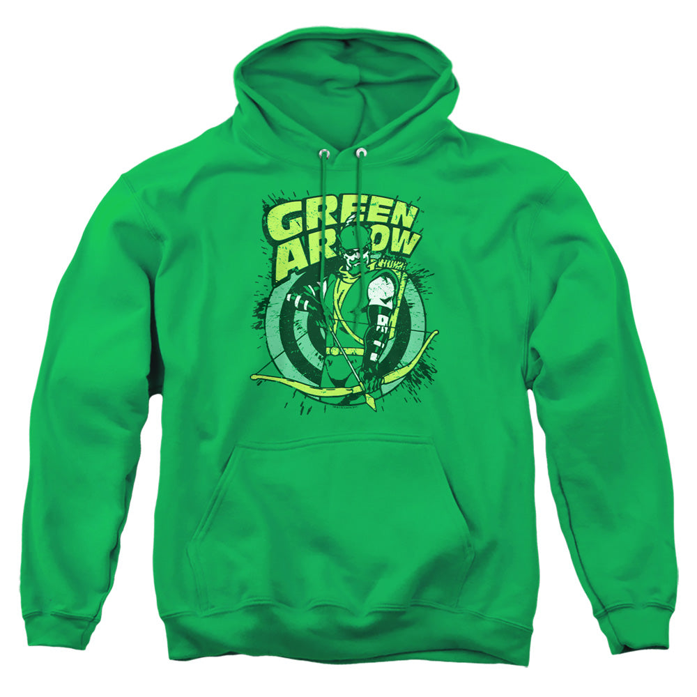 Dc On Target Mens Hoodie Kelly Green Officially Licensed