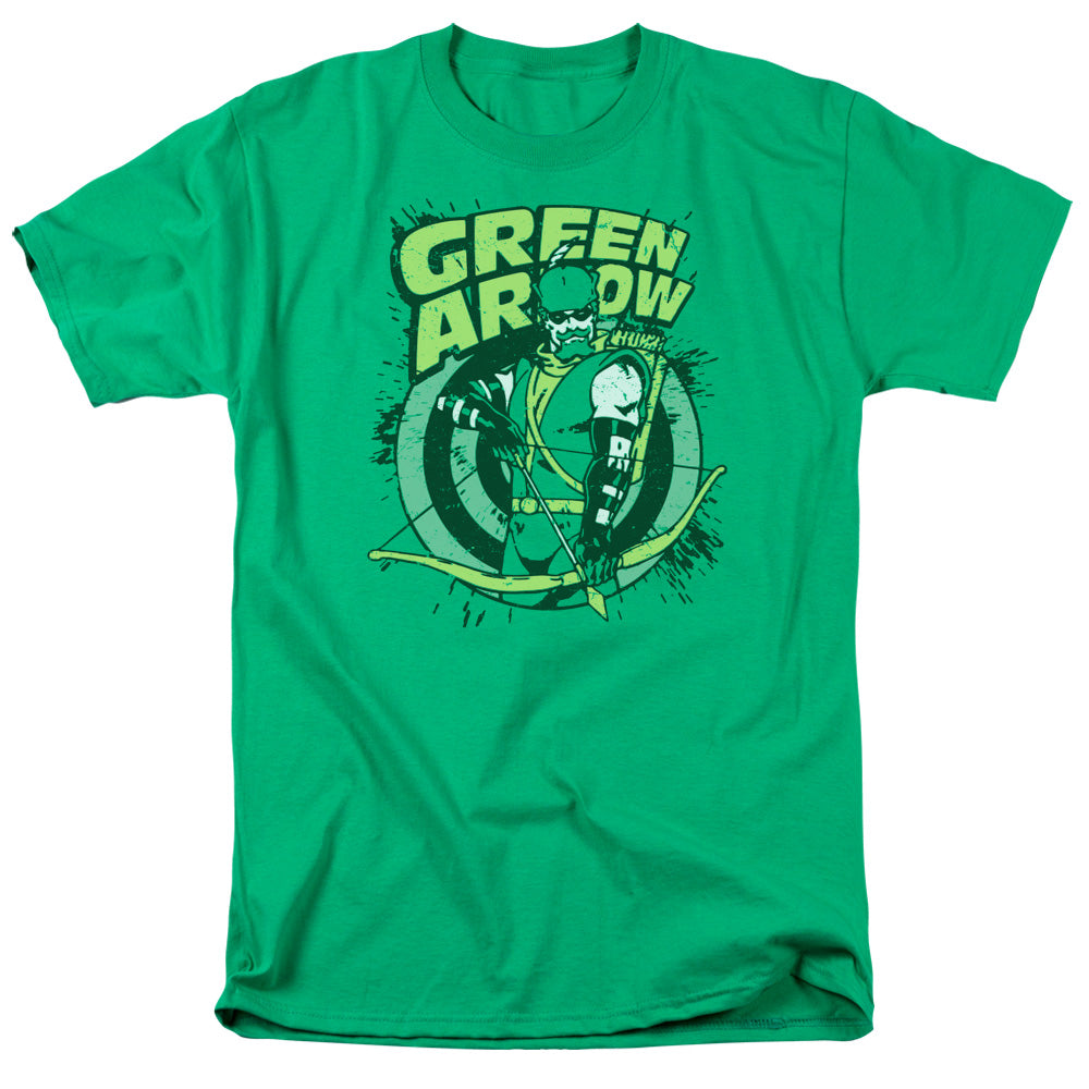 Dc On Target Mens T Shirt Kelly Green Officially Licensed