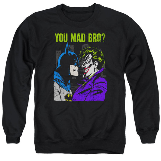 Dc Mad Bro Mens Crewneck Sweatshirt Black