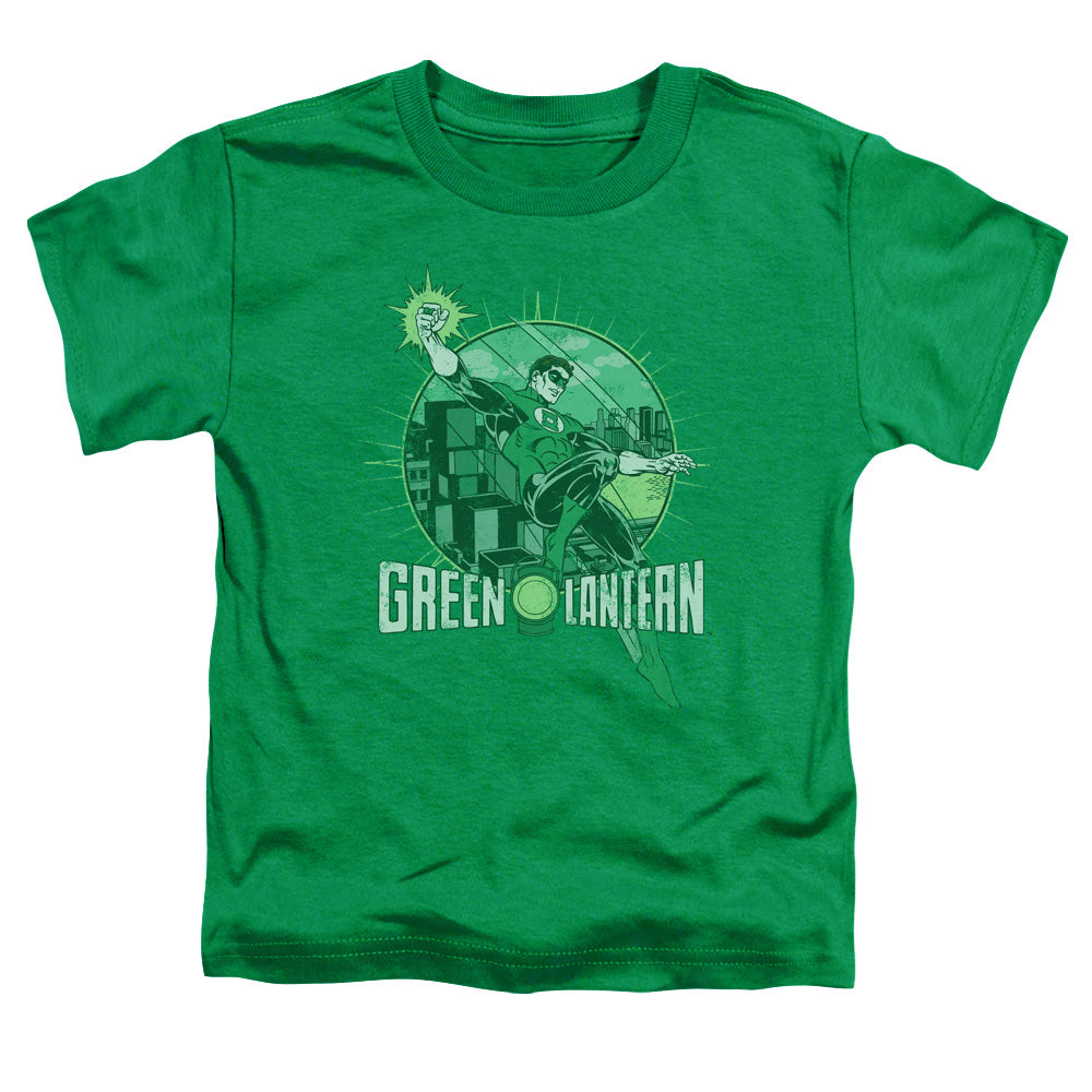 DC Comics City Power Toddler Kids Youth T Shirt Kelly Green Officially Licensed