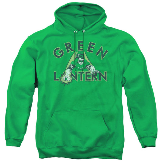 DC Comics in Flight Mens Hoodie Kelly Green Officially Licensed