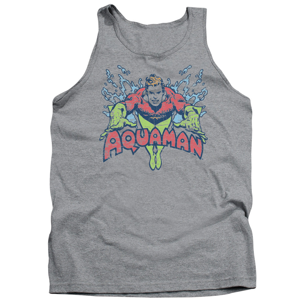 Dc Splish Splash Mens Tank Top Shirt Athletic Heather Officially Licensed