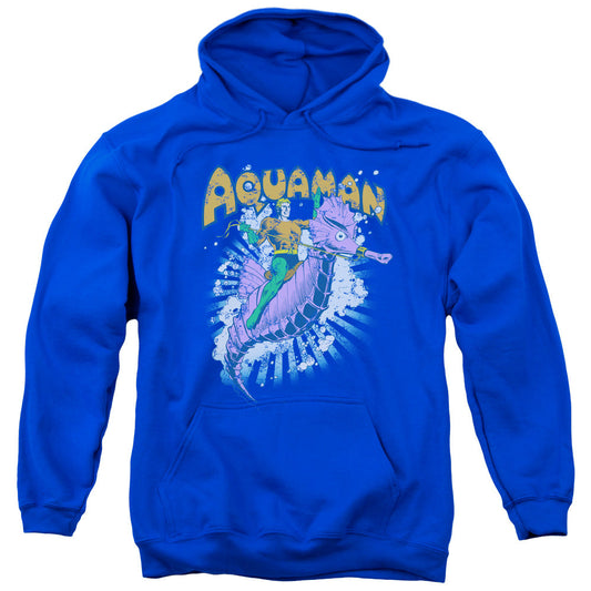 DC Comics Ride Free Mens Hoodie Royal Blue Officially Licensed