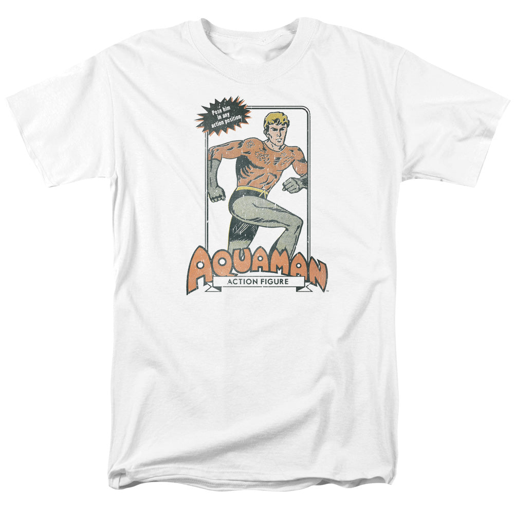 Dc Am Action Figure Mens T Shirt White Officially Licensed
