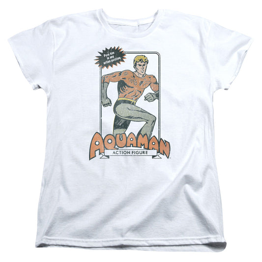DC Comics Am Action Figure Womens T Shirt White Officially Licensed