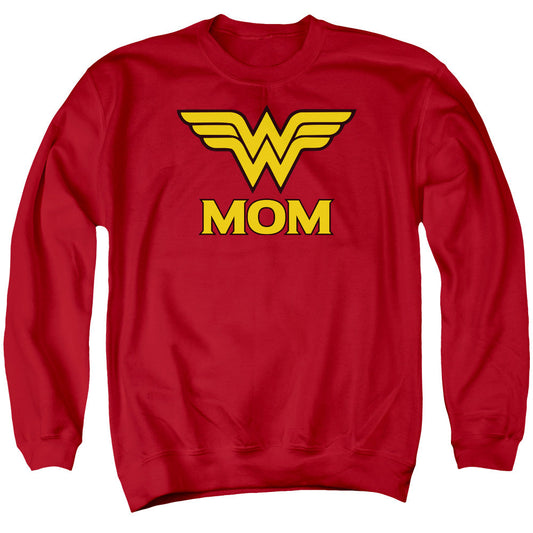 Dco Wonder Mom Mens Crewneck Sweatshirt Red