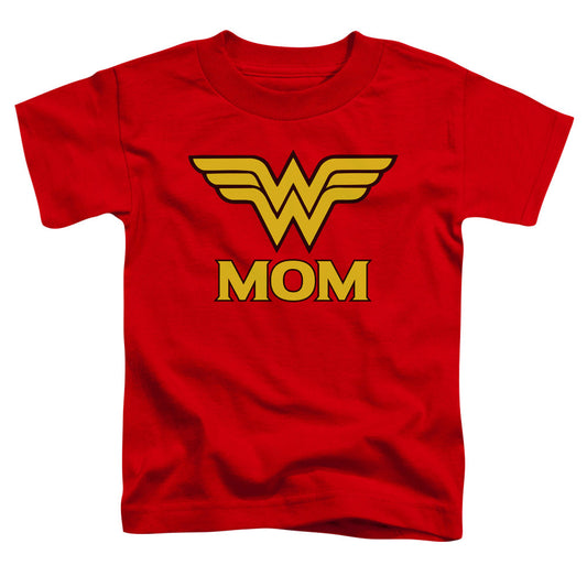 DC Comics Wonder Mom Toddler Kids Youth T Shirt Red Officially Licensed