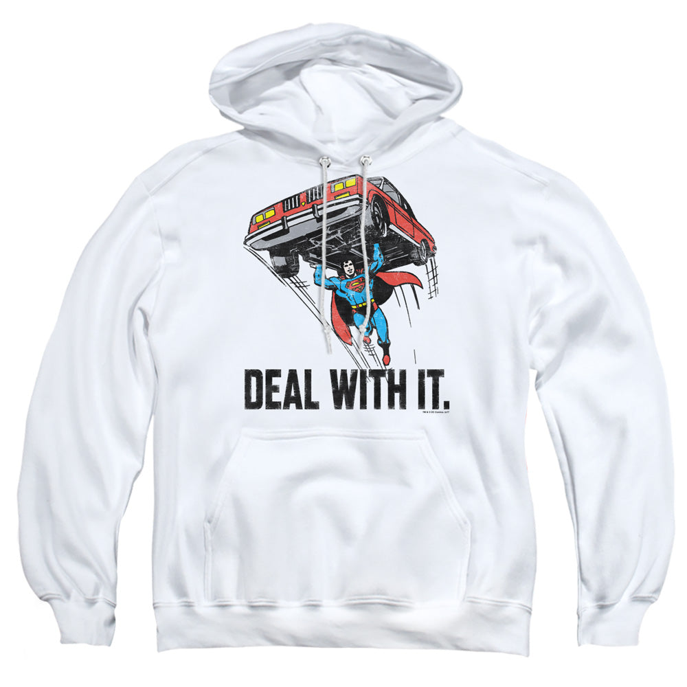 Dco Deal With It Mens Hoodie White Officially Licensed