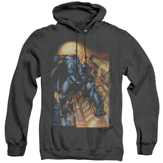 Batman The Dark Knight #1 Mens Heather Hoodie Black Officially Licensed