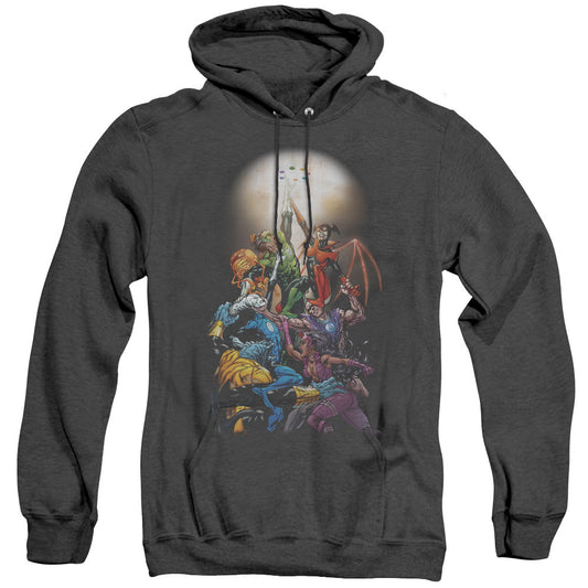 Green Lantern Gl New Guardians #1 Heather Mens Hoodie Black Officially Licensed