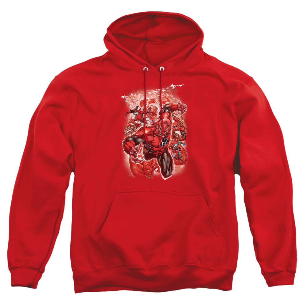 Green Lantern Red Lanterns #1 Mens Hoodie Red Officially Licensed