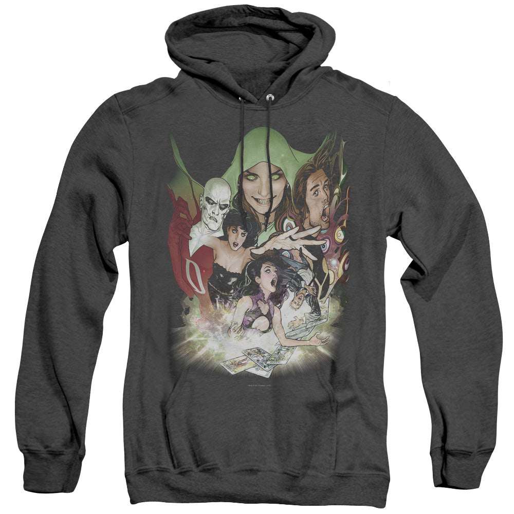 Dcr Justice League Dark Mens Heather Hoodie Black Officially Licensed