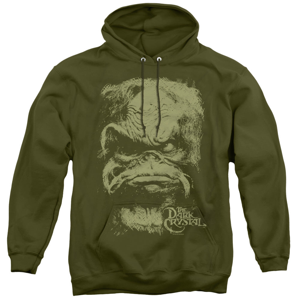 Dark Crystal Aughra Mens Hoodie Military Green Officially Licensed