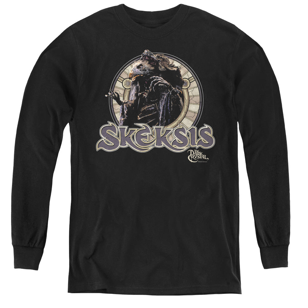 Dark Crystal Skeksis Long Sleeve Kids Youth T Shirt Black Officially Licensed