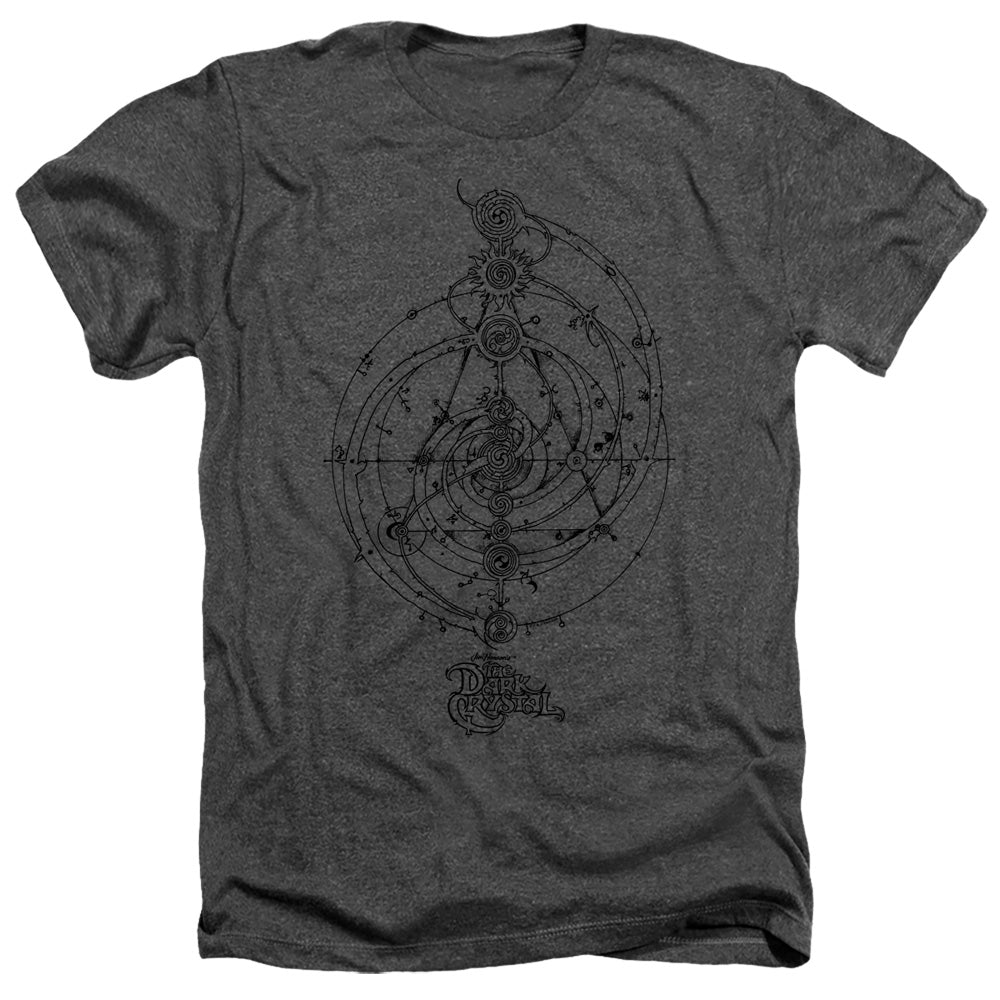 Dark Crystal Dream Spiral Heather Mens T Shirt Charcoal Officially Licensed