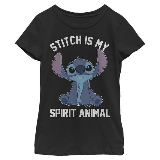 Disney Stitch Spirital Animal Girls Kids T Shirt