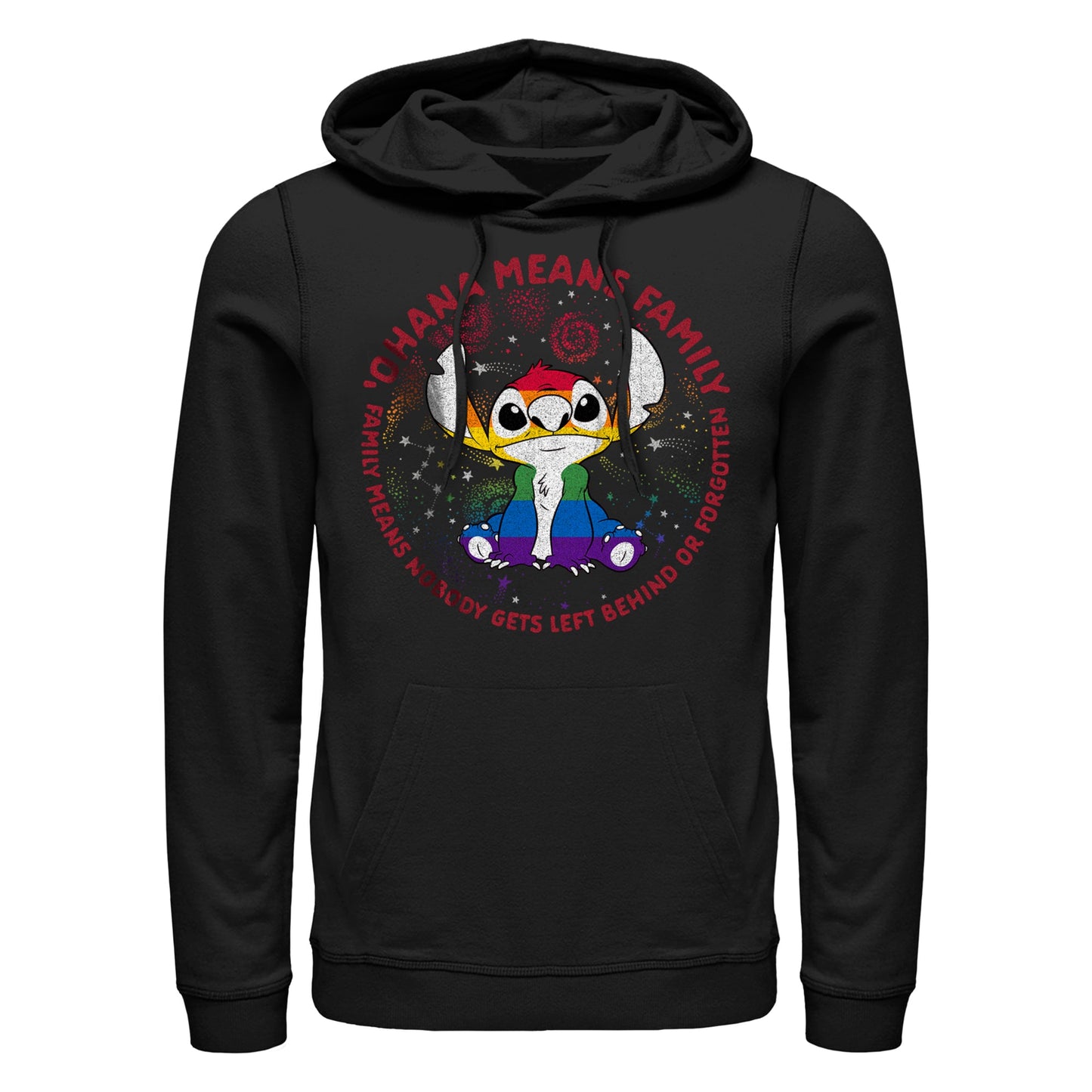 Disney Ohana Pride Mens Lightweight Hoodie