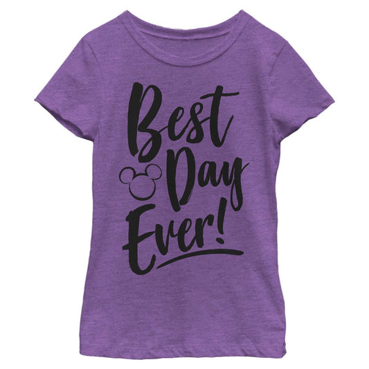 Disney Best Day Ever Girls Kids T Shirt