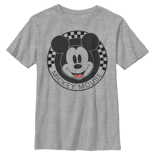 Disney MIckey Mouse Checkered Boys Kids T Shirt