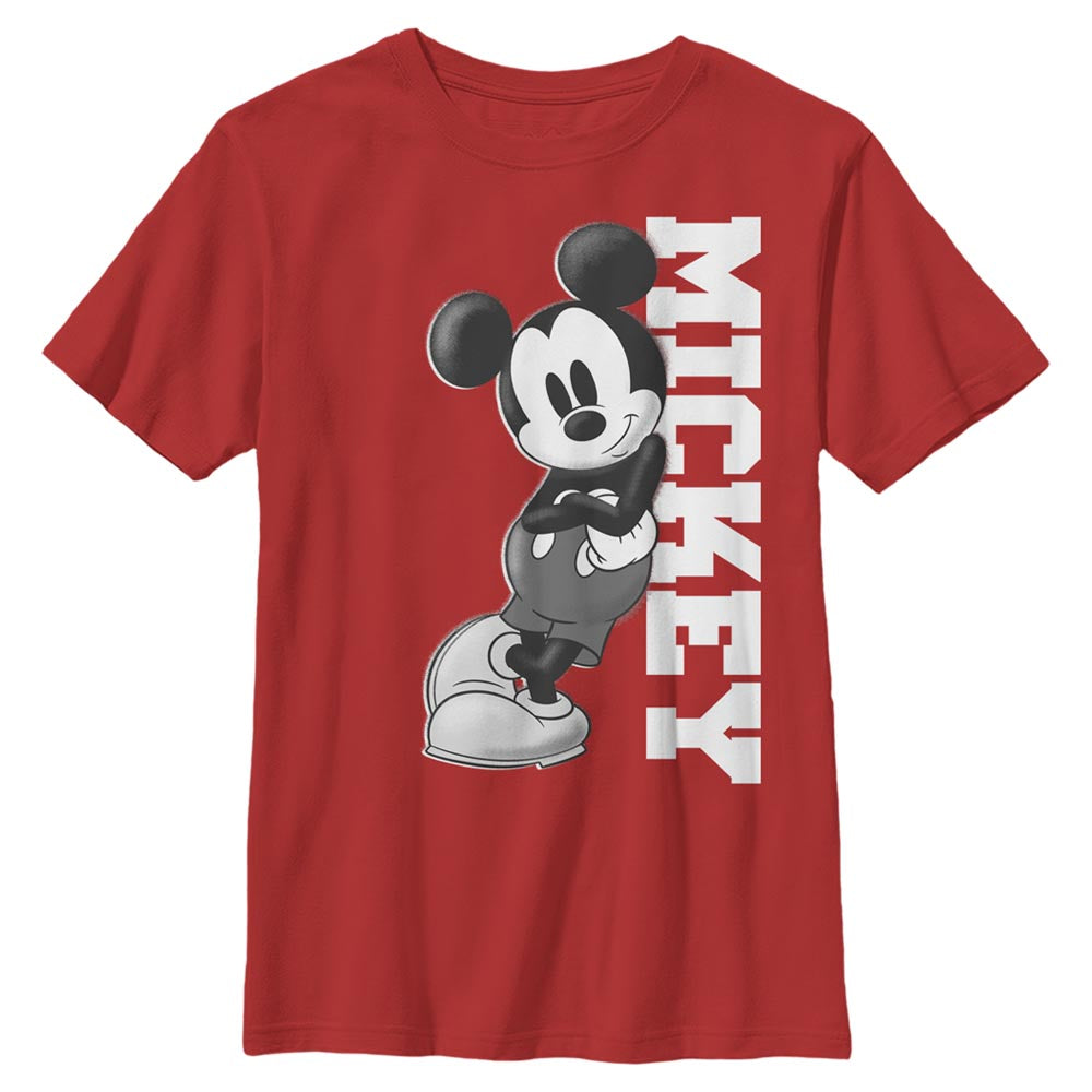 Disney Retro Leaning Boys Kids T Shirt