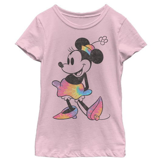 Disney Tie Dye Minnie Girls Kids T Shirt