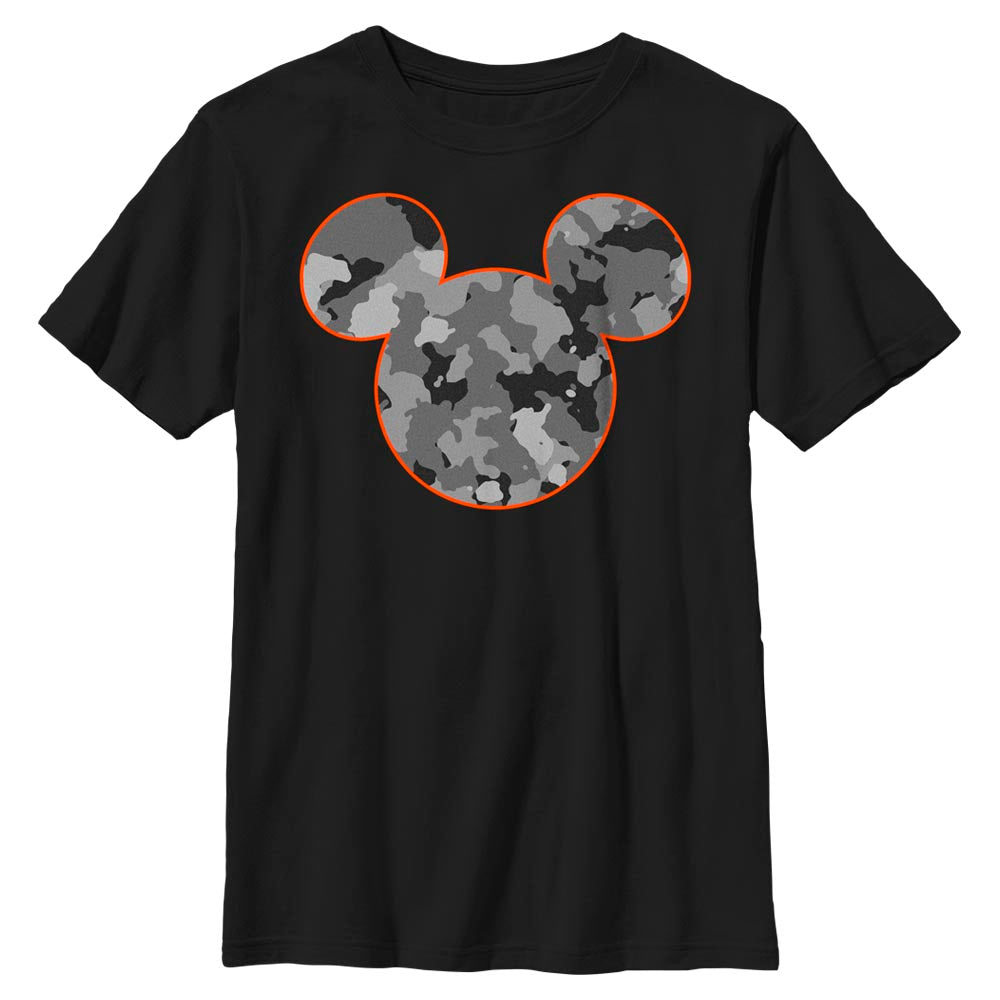 Disney Camo Mouse Icon Boys Kids T Shirt