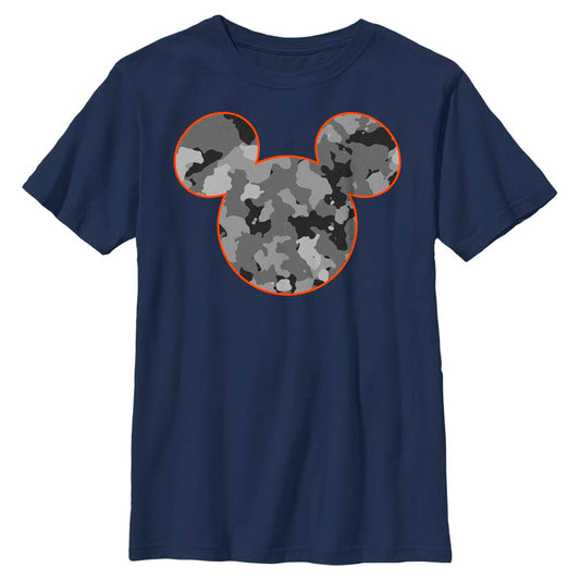 Disney Camo Mouse Icon Boys Kids T Shirt