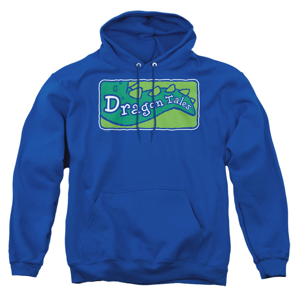 Dragon Tales Logo Clean Mens Hoodie Royal Blue Officially Licensed