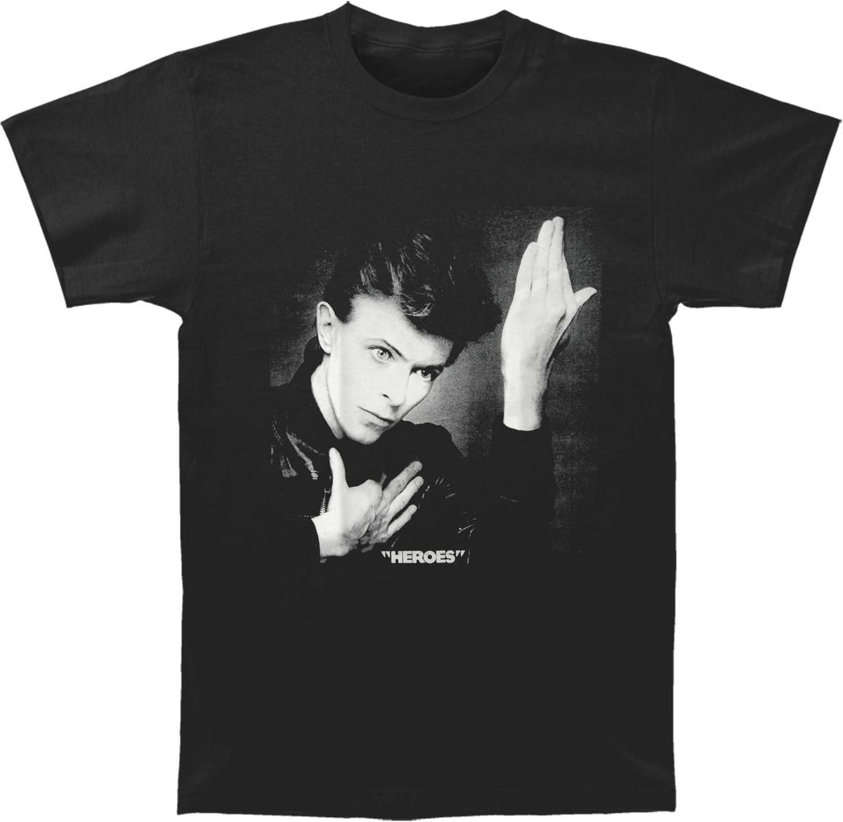 David Bowie Heroes Album Mens T-shirt- Officially Licensed - New
