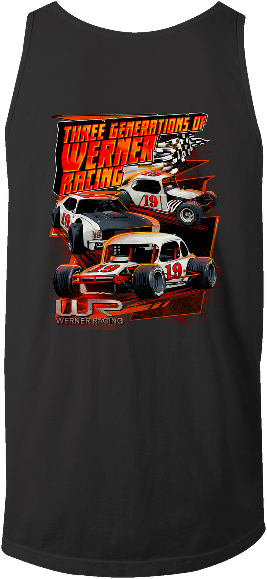 Werner Racing #19 Tank Tops