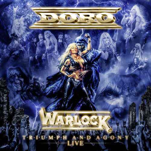 Warlock - Triumph & Agony Live (Marbled Black & White Vinyl) [Vinyl]