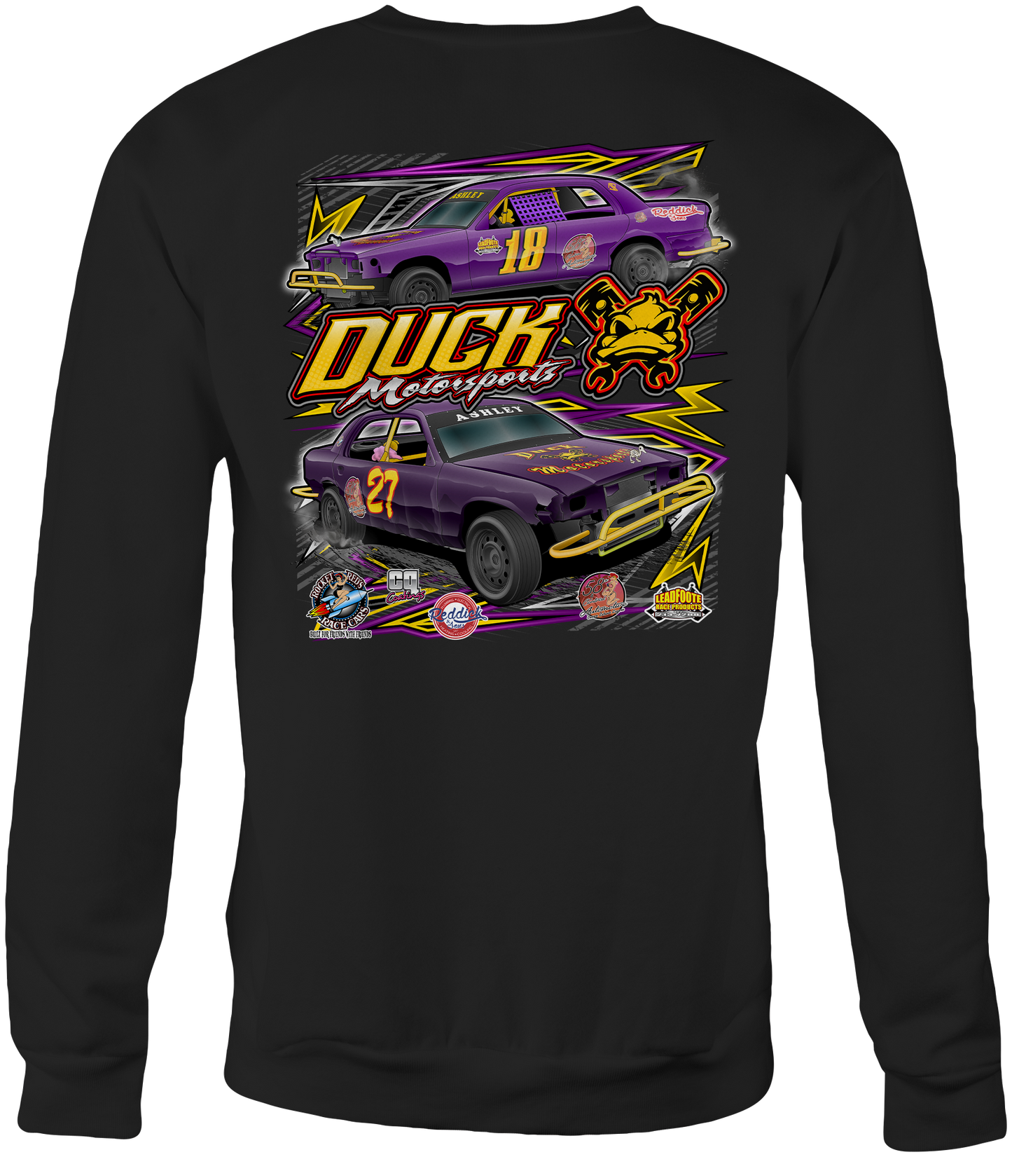 Duck Motorsports Crewneck Sweatshirts