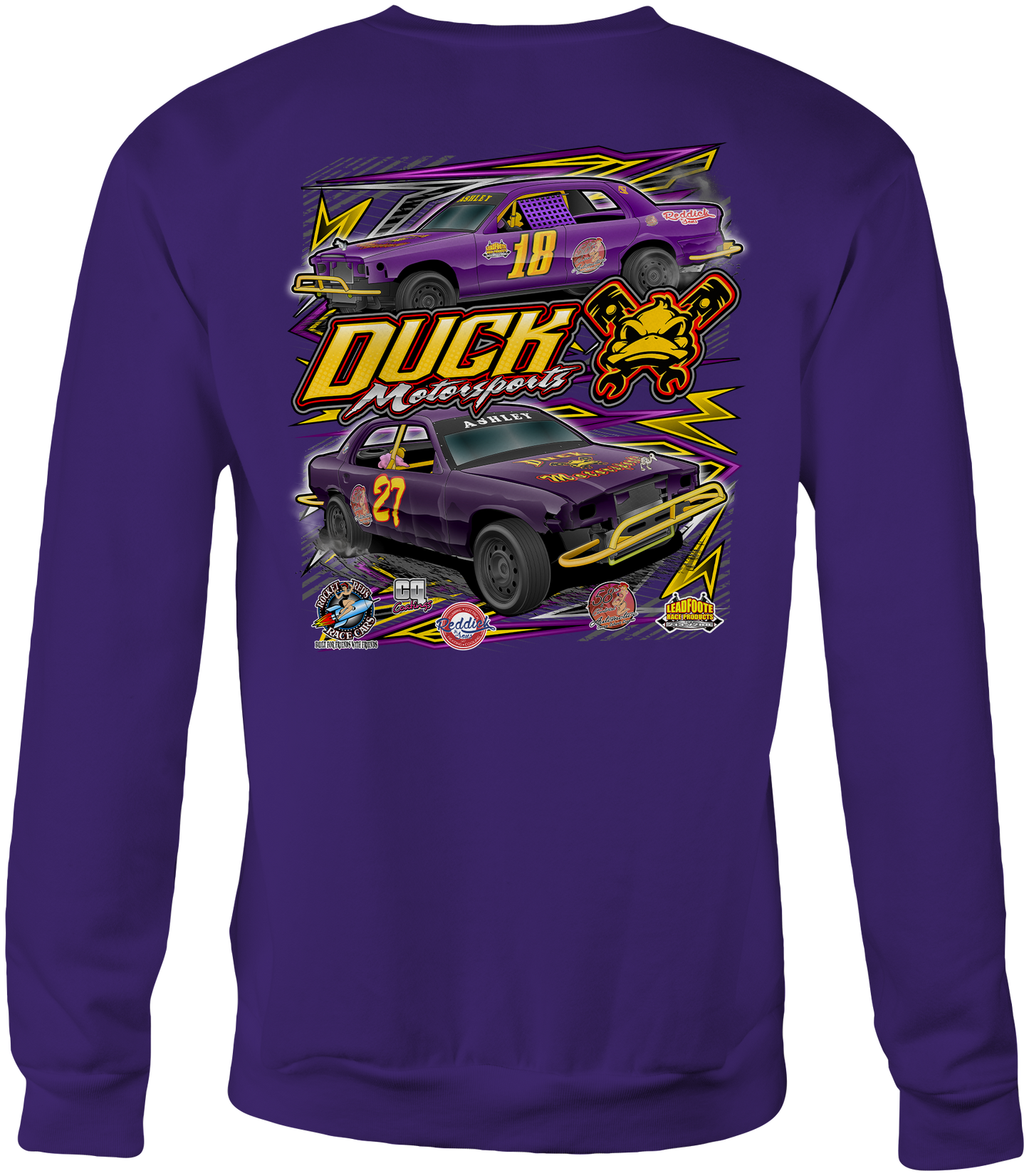 Duck Motorsports Crewneck Sweatshirts