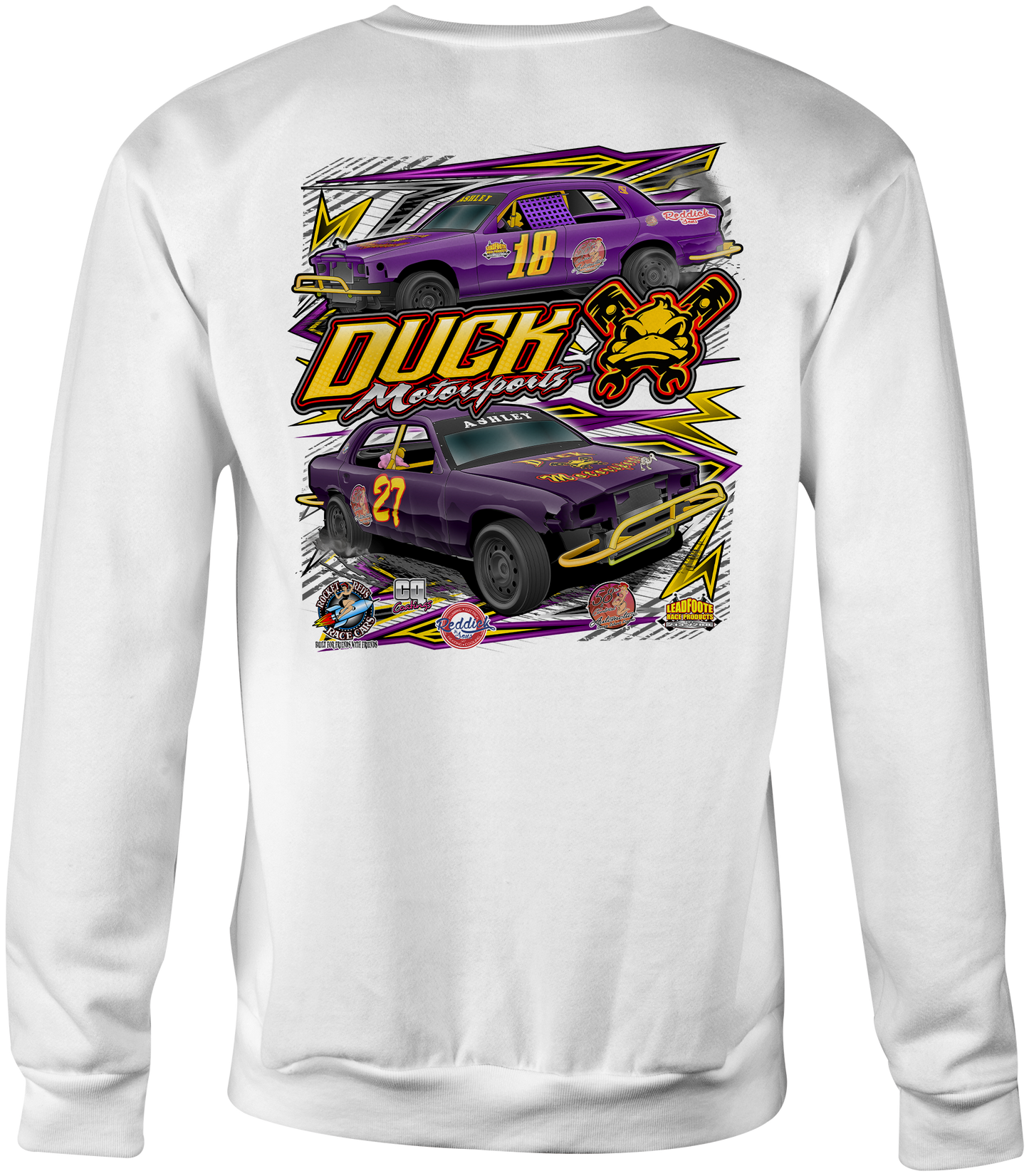 Duck Motorsports Crewneck Sweatshirts
