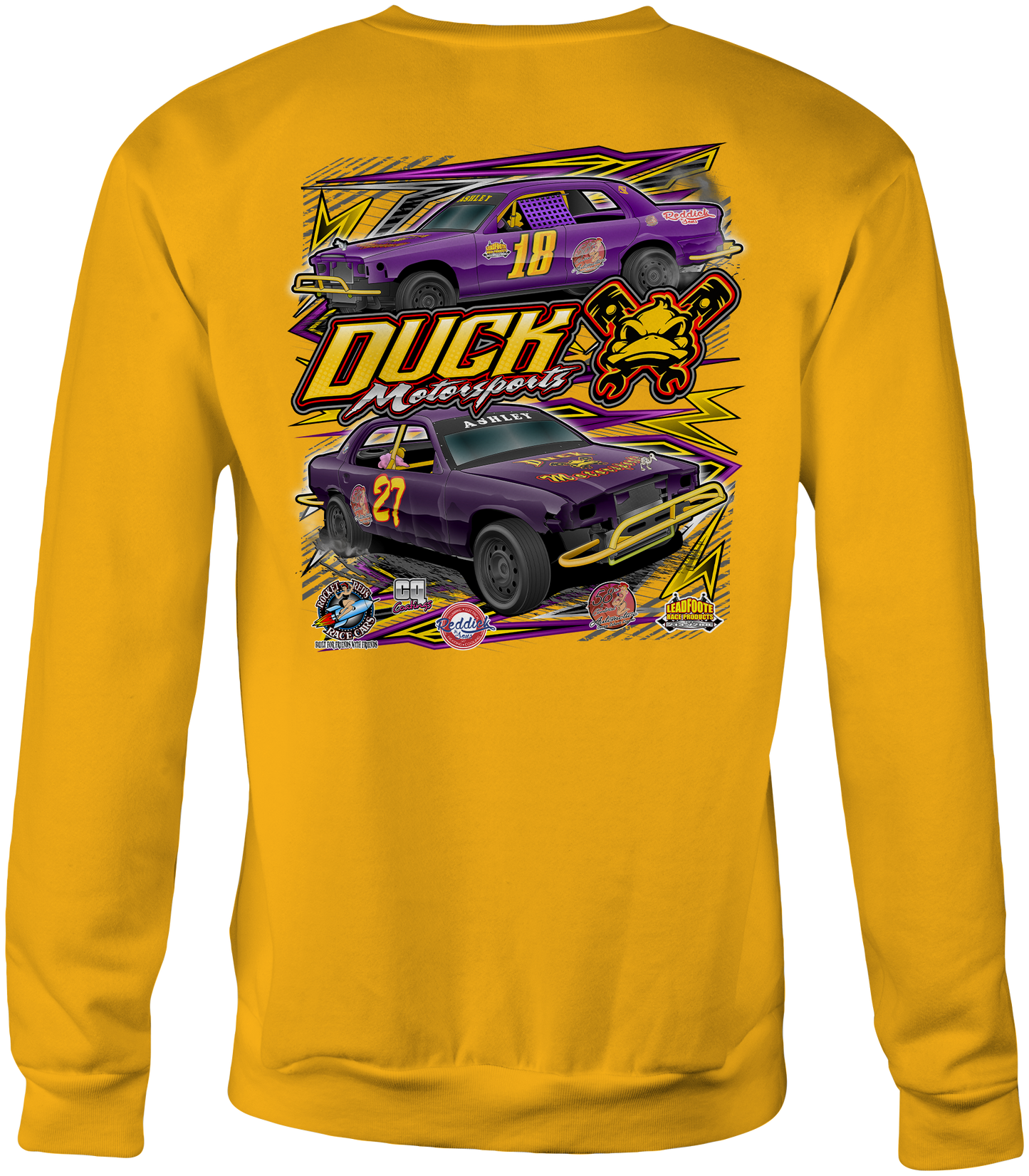 Duck Motorsports Crewneck Sweatshirts