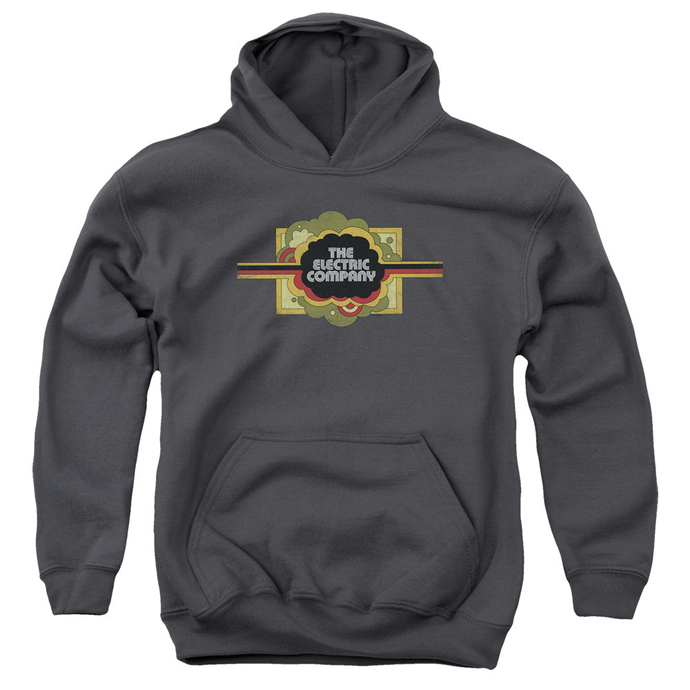 Electric Company Logo Kids Youth Hoodie Charcoal Officially Licensed