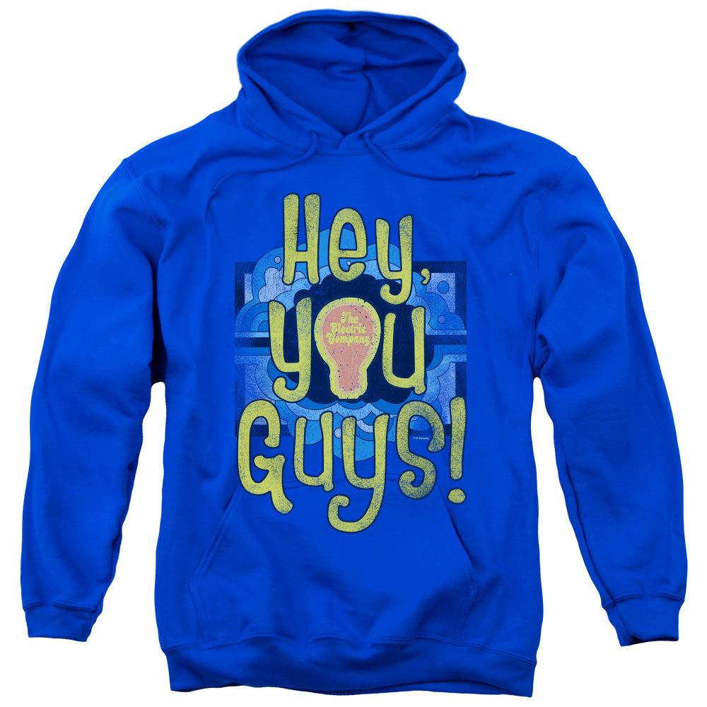 Electric Company Hey You Guys Mens Hoodie Royal Blue Officially Licensed