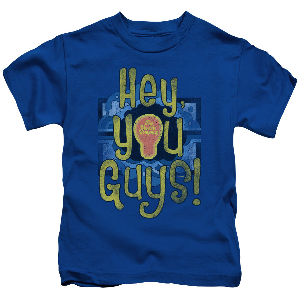 Electric Company Hey You Guys Juvenile Kids Youth T Shirt Royal Blue (5 6) Officially Licensed