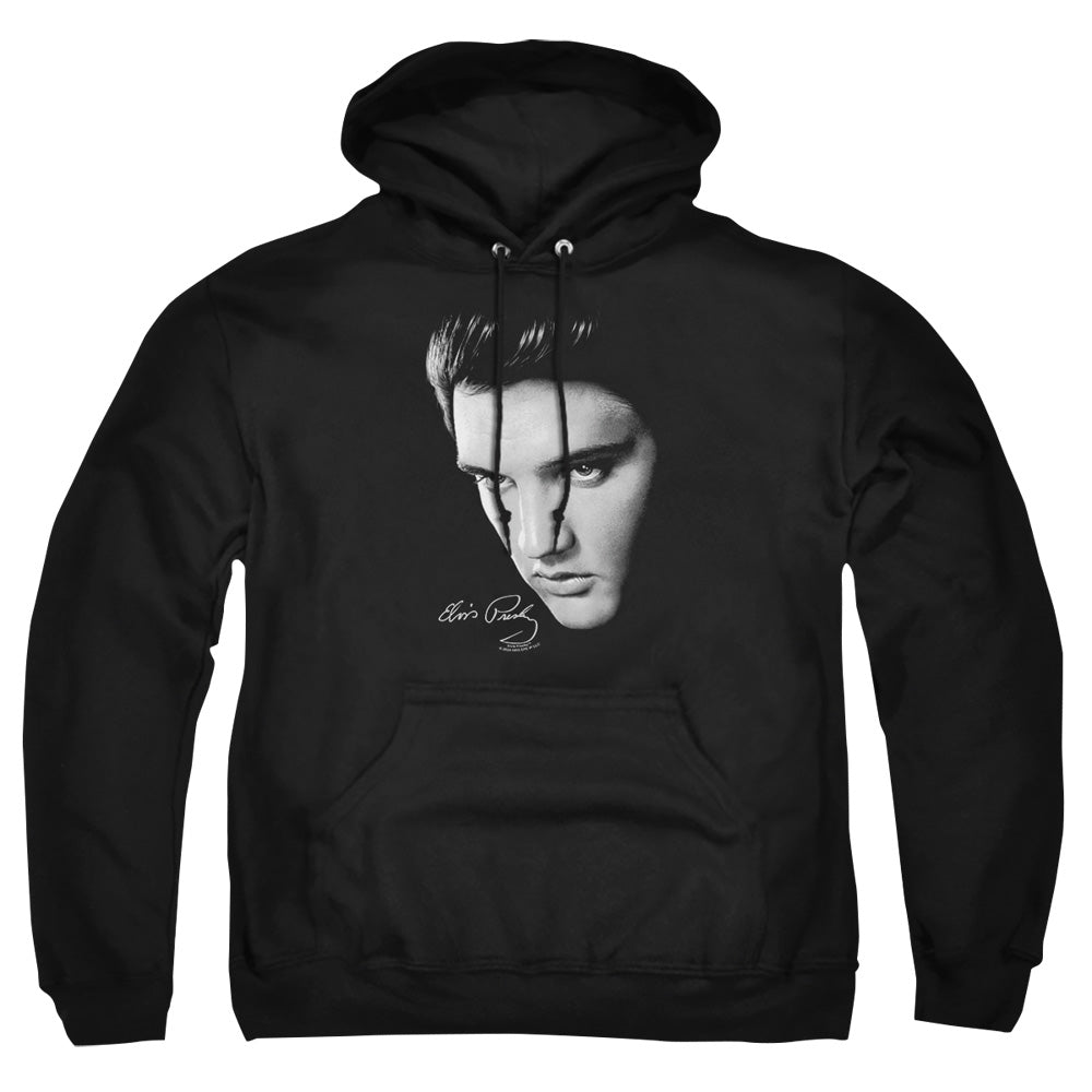 Elvis Presley Face Mens Hoodie Black