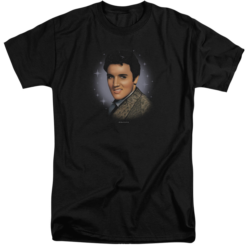 Elvis Presley Starlite Mens Tall T Shirt Black Officially Licensed