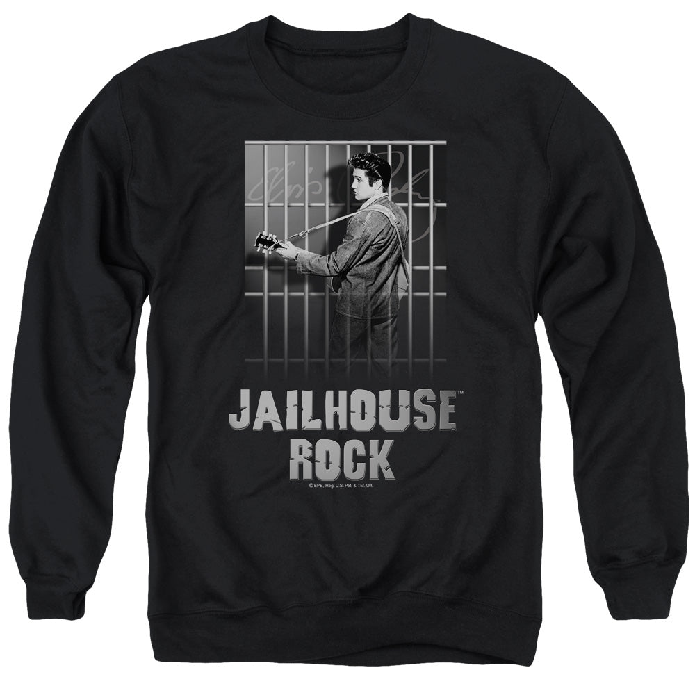 Elvis Presley Jailhouse Rock Mens Crewneck Sweatshirt Black